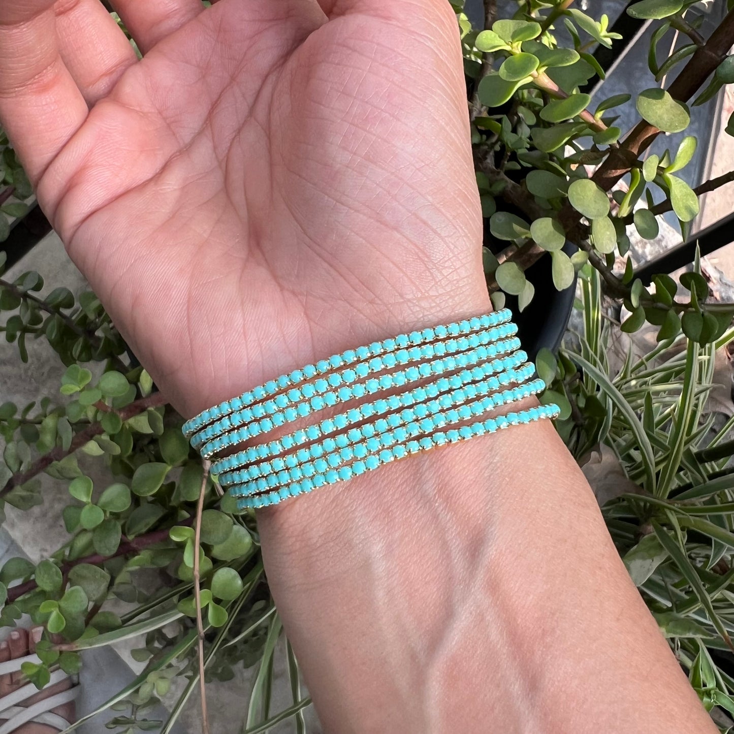 Rhinestone Thin Bracelet