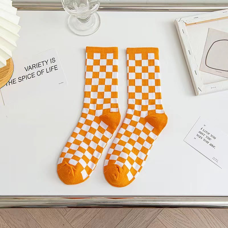 Checker Crew Socks