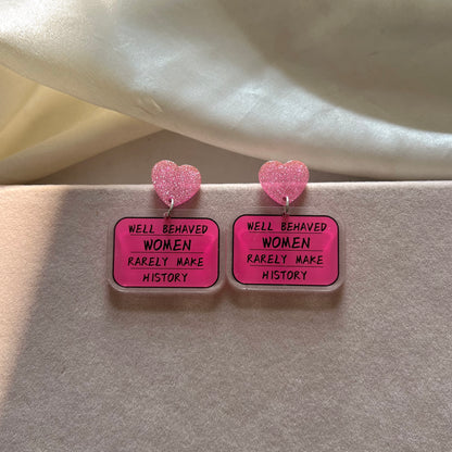 Self Love Statement Earrings