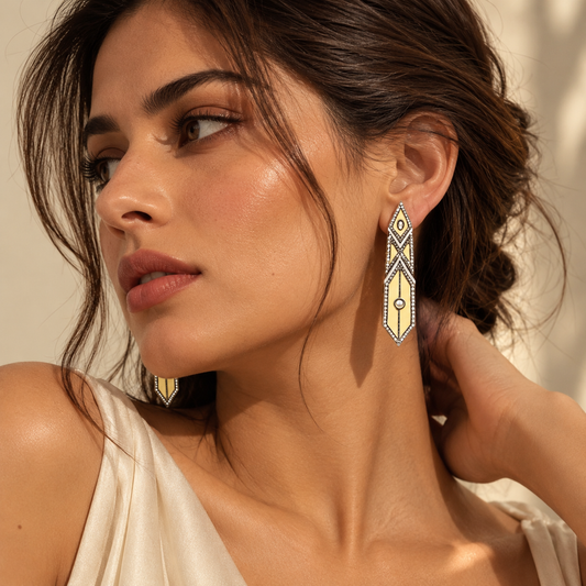 Deco Prism Drop Earrings