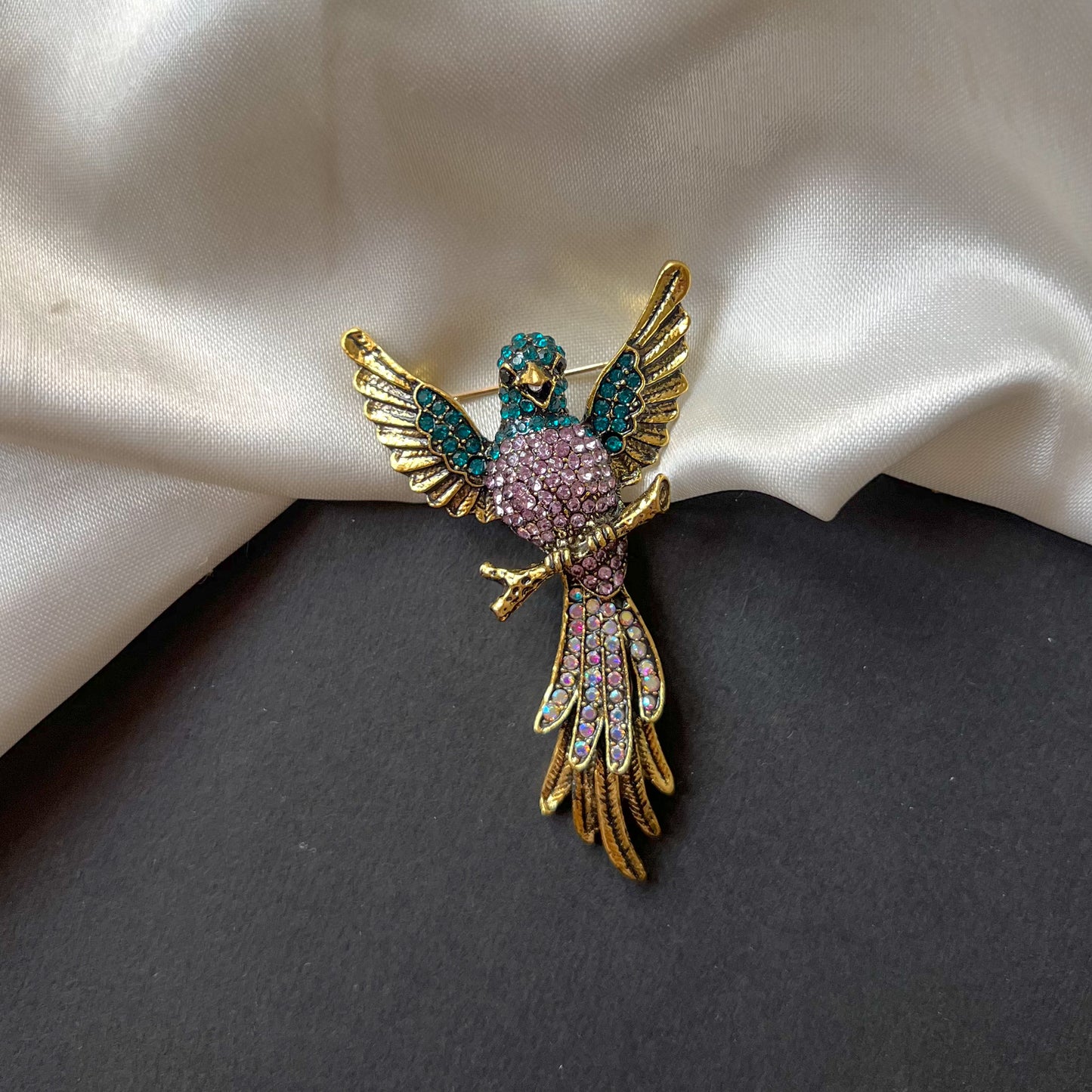 Jewel Eagle Brooch