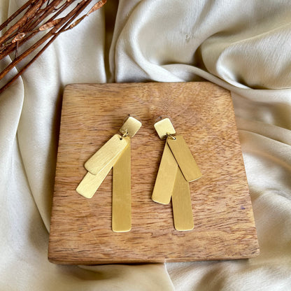 Annie Brass Earrings