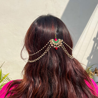 Chaand Pearl Kaan Chain
