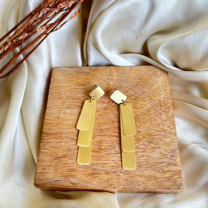 Annie Brass Earrings