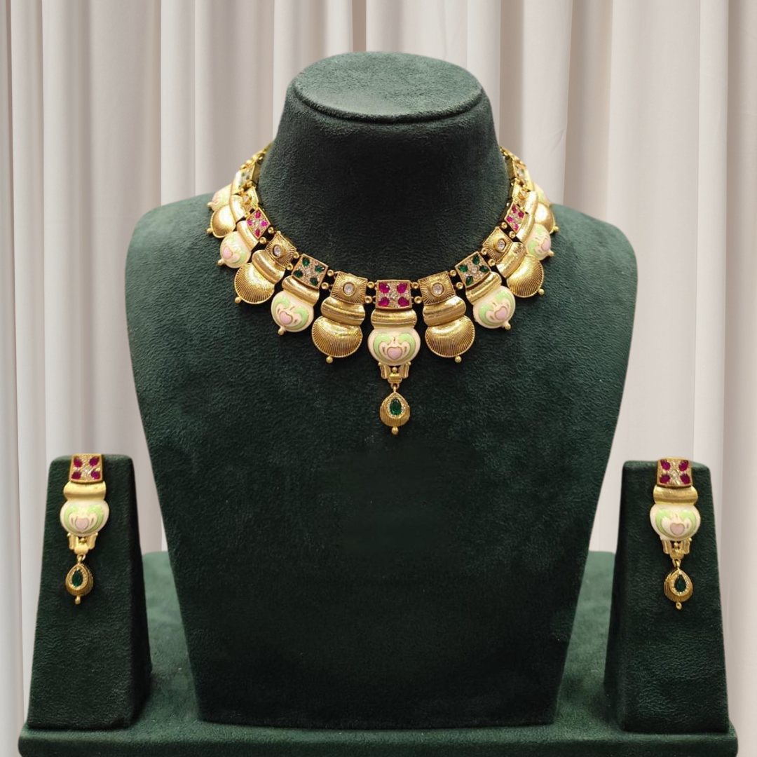 Kalasaar Antique Gold Set
