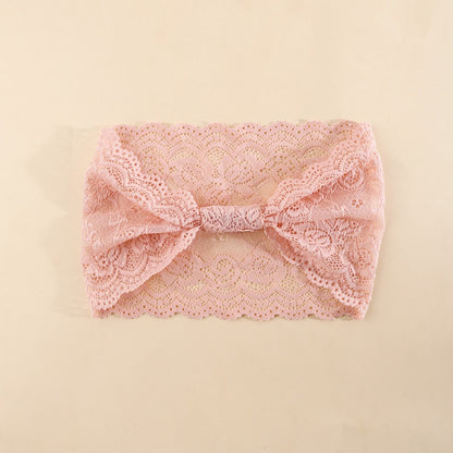 Blush Pink Lace Headband