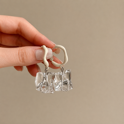 Crystal Ice Drop Earrings
