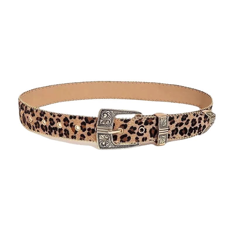 Wild West Leopard Belt
