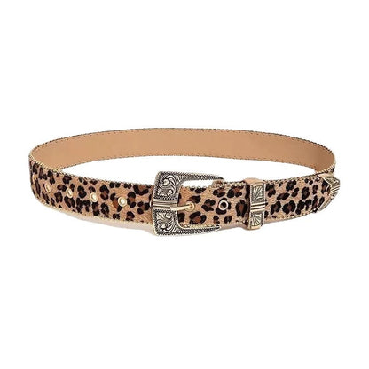 Wild West Leopard Belt