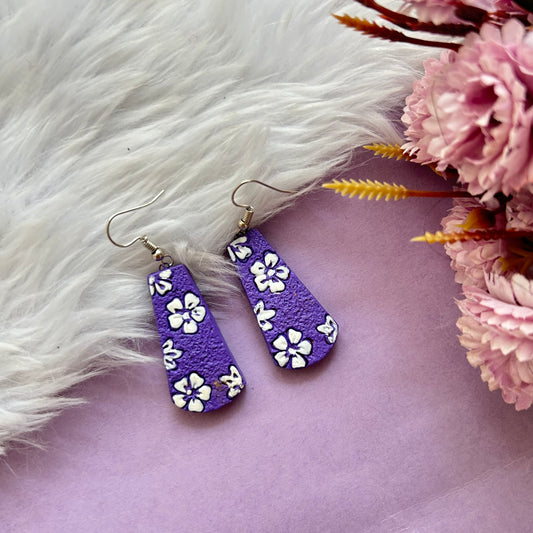 Lilac Terracotta Earrings