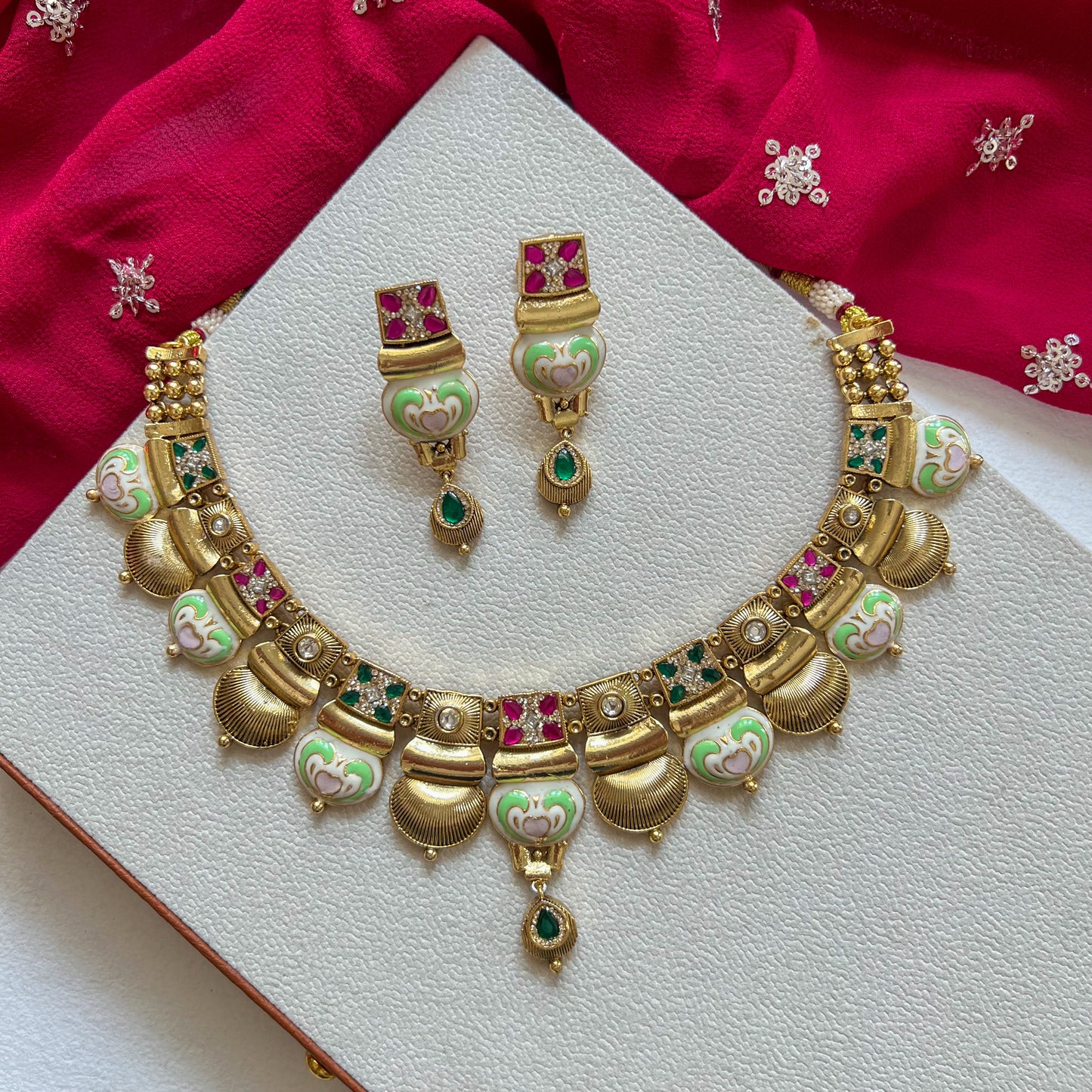 Kalasaar Antique Gold Set