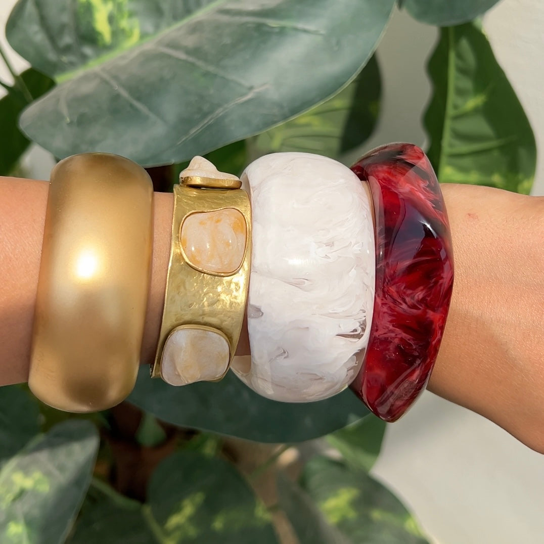 Esha's Resin & Brass Stack