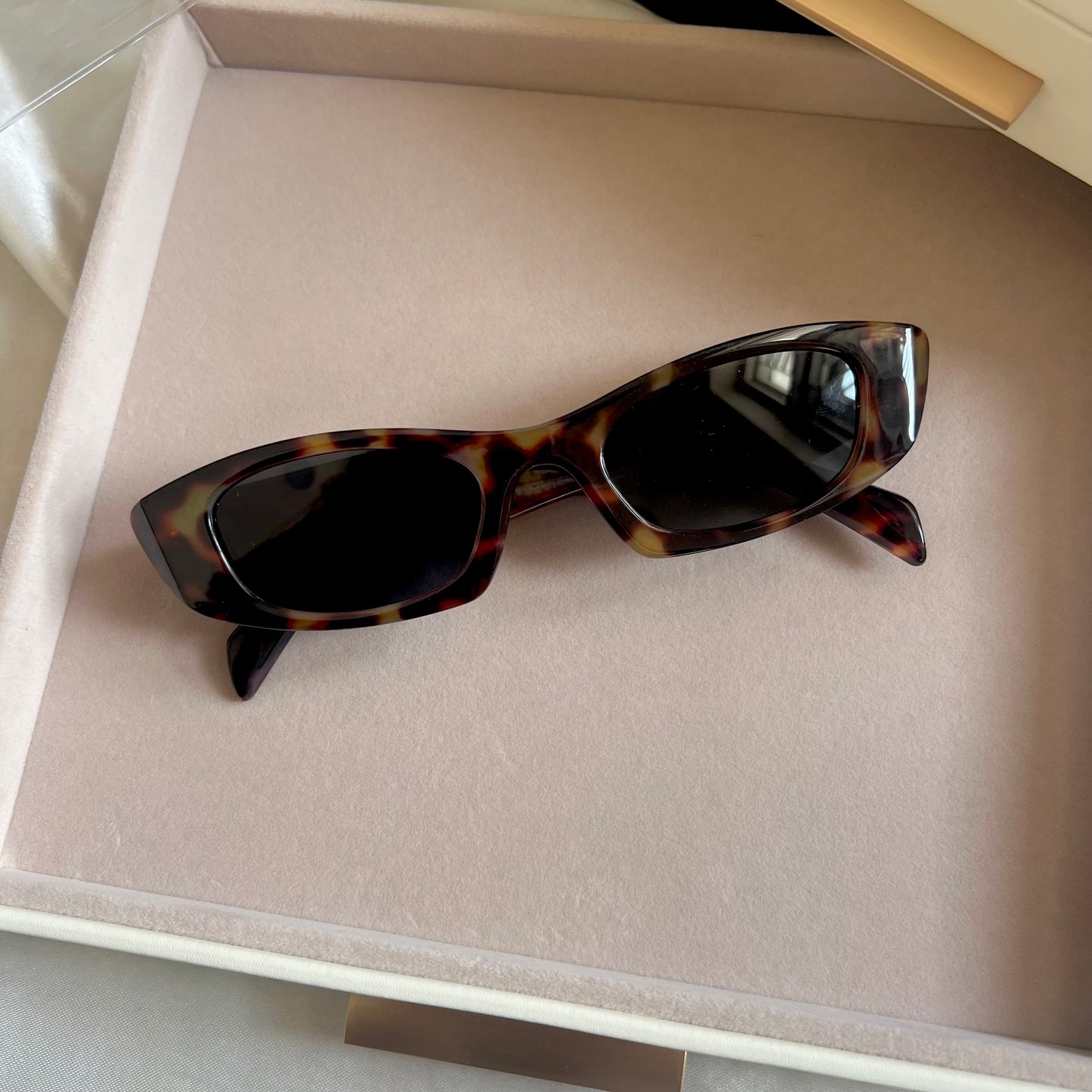 Leopard Block Sunglasses