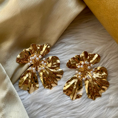 Masaba Pearl Gold Earrings