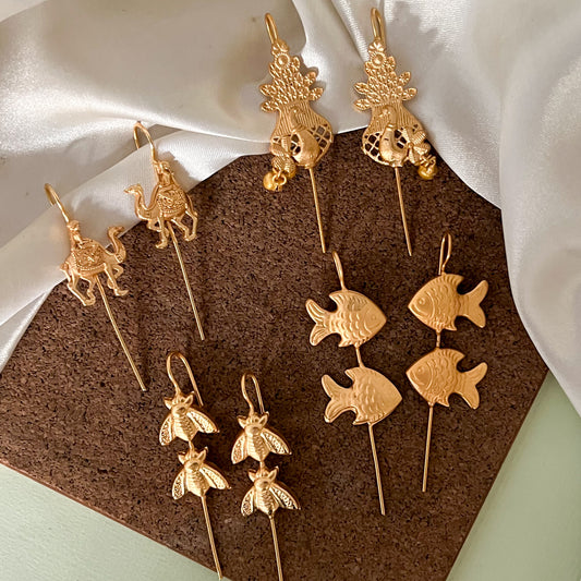 Kala Brass Ear Cuffs