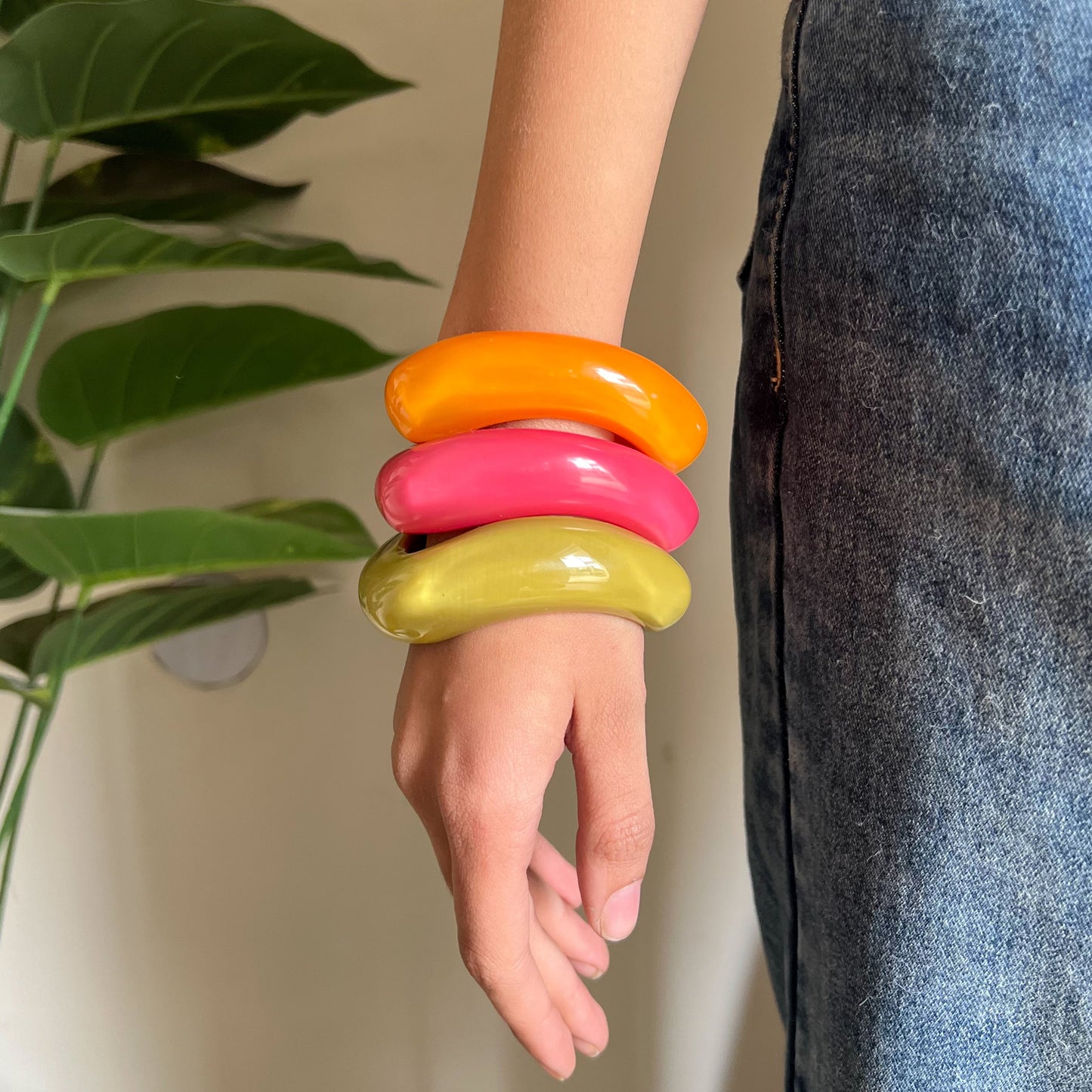 Neon Pop Resin Bangles
