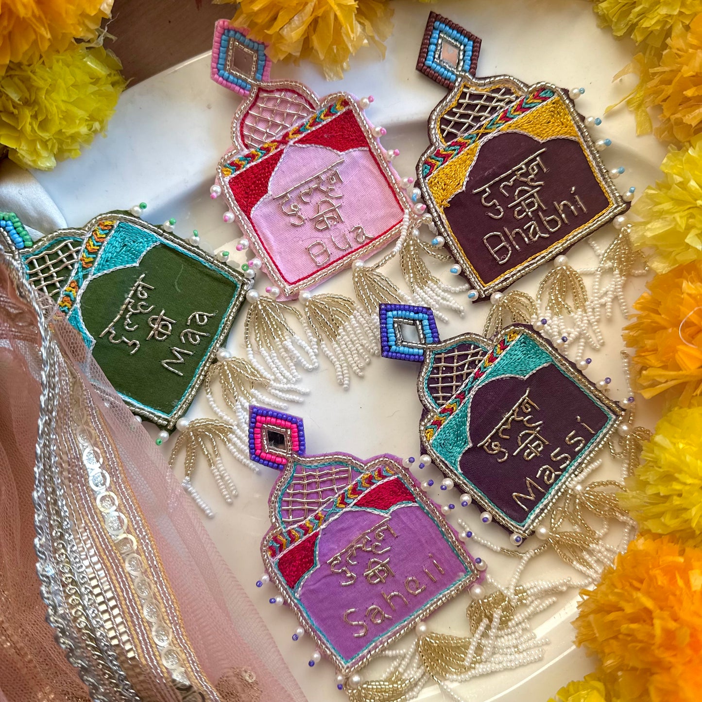 Wedding Brooches (Dulhan ki side)