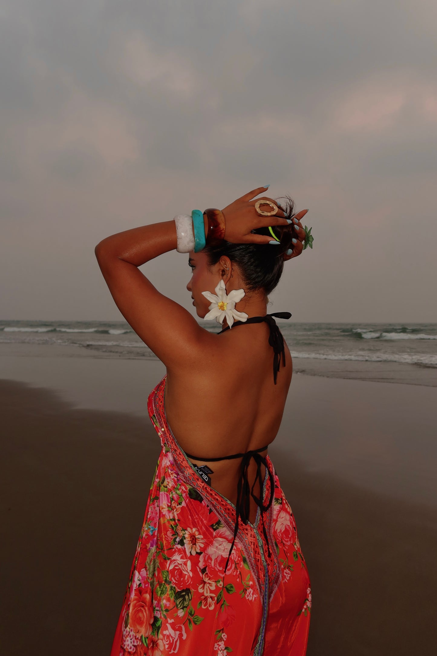 Floral Statement Earrings