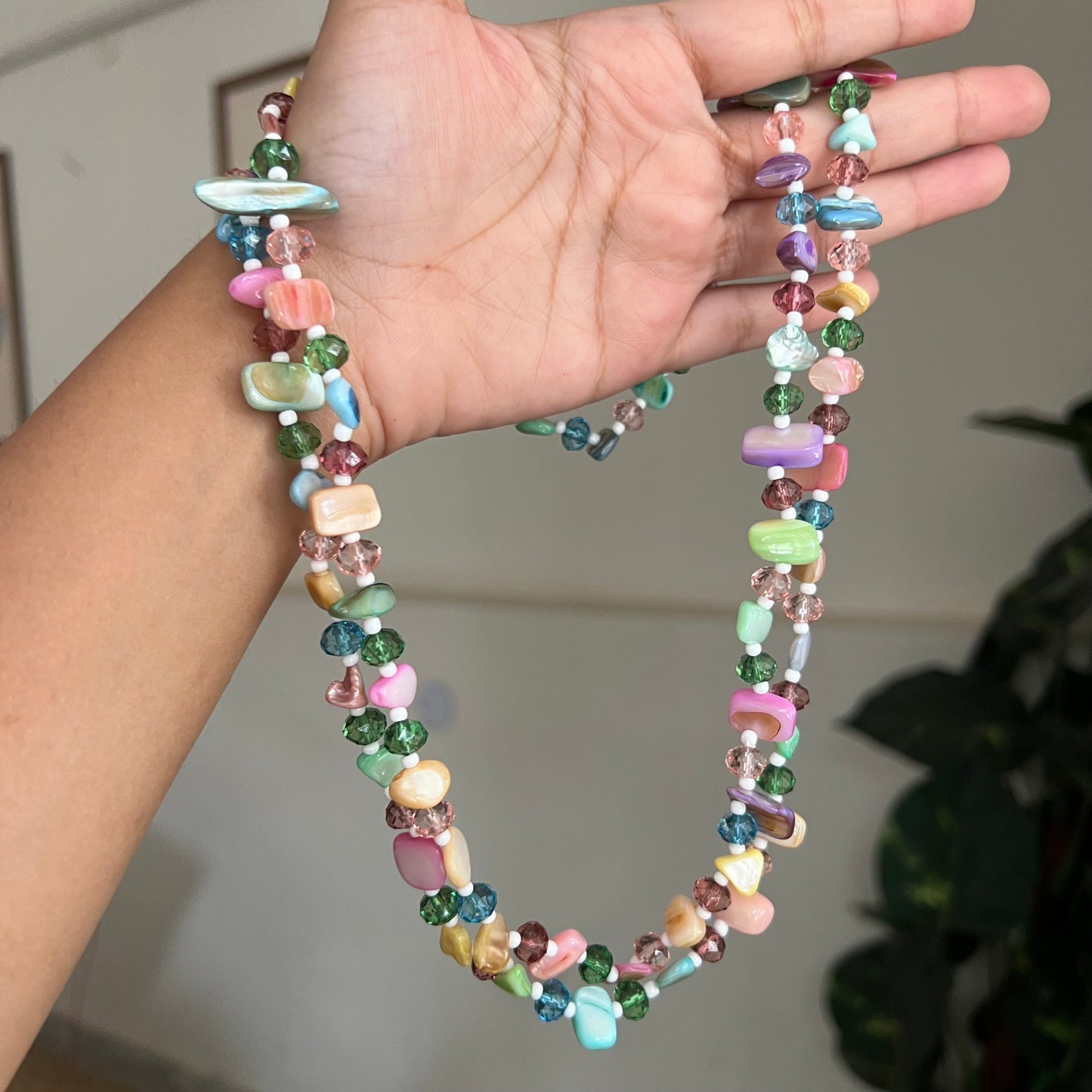Pastel Pebble Necklace