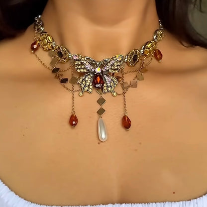 Butterfly Statement Necklace