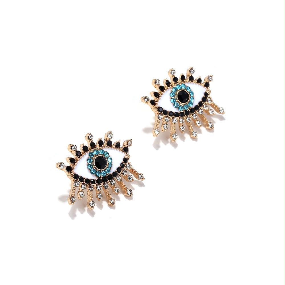 Evil Eye Stud Earrings