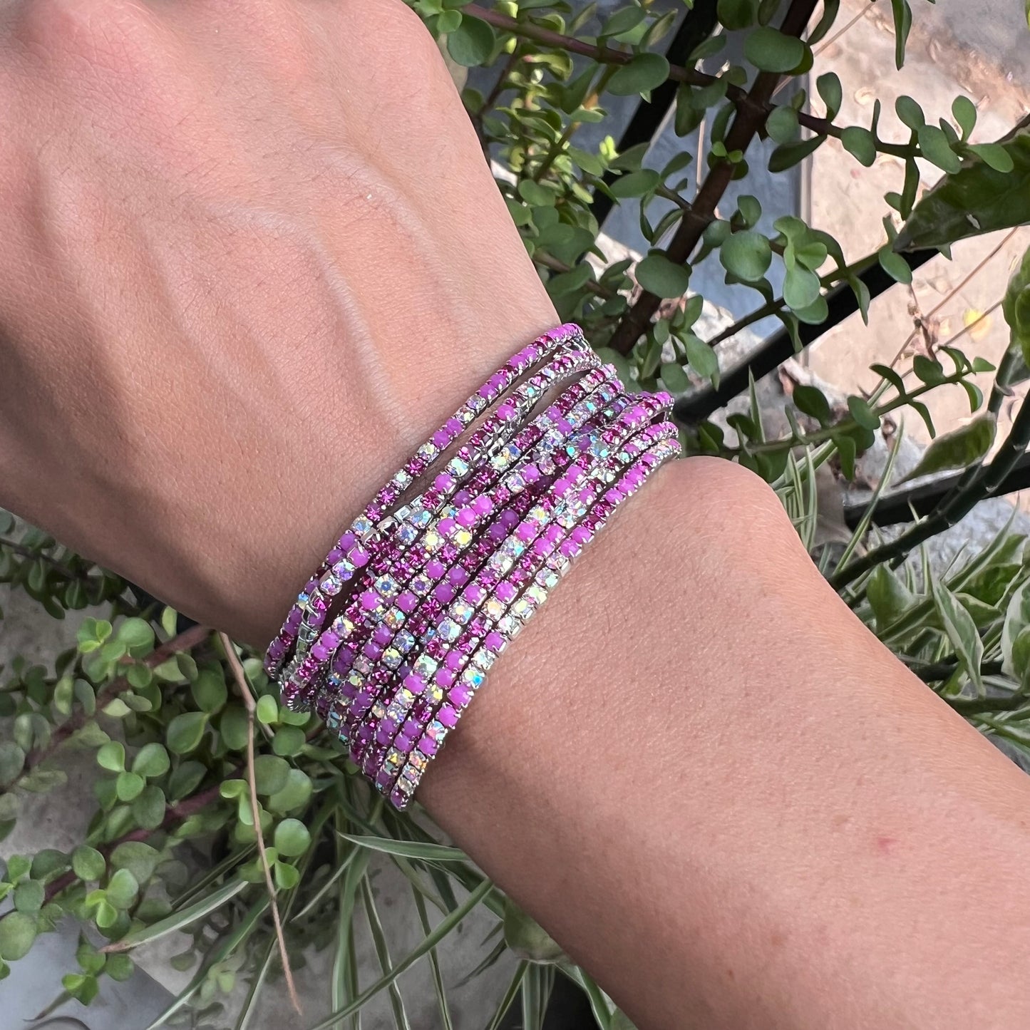 Rhinestone Thin Bracelet