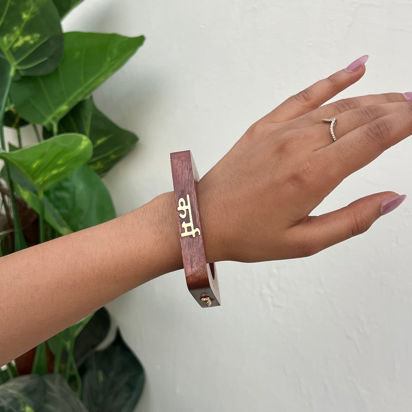 Power Wooden Bangle Stack