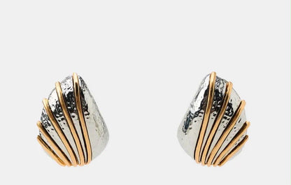 Silver Sculpt Studs