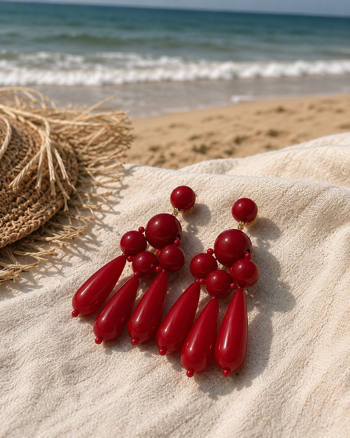 Rouge Statement Earrings