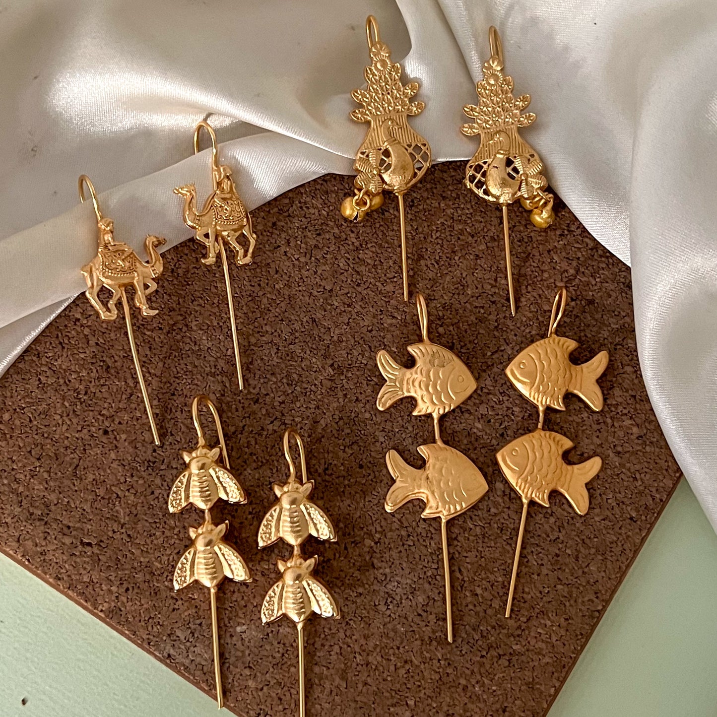 Kala Brass Ear Cuffs