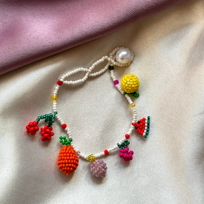 Fruity Multicolor Handmade Beaded Bracelet