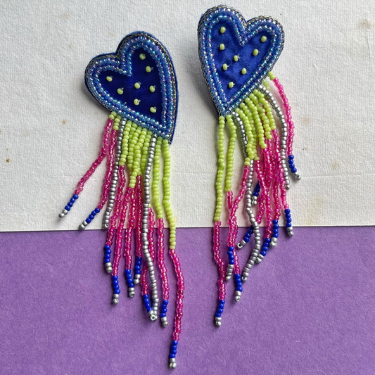 Half Heartedly Handmade Beaded Earrings