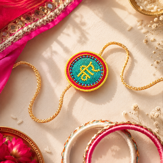 Veer Handmade Beaded Rakhi