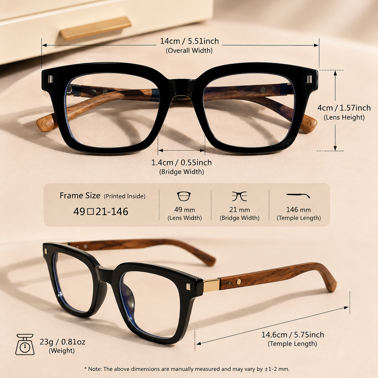 Urban Woodcraft Unisex Frame