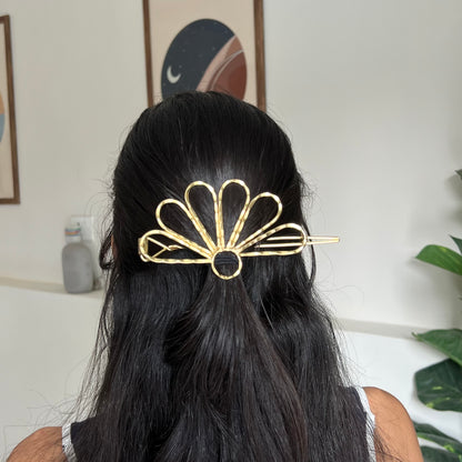 Blossom Brass Hairpin