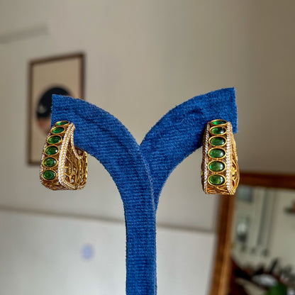Emerald Royale Hoops