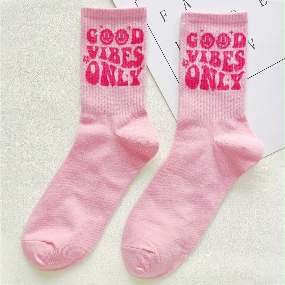 Good Vibes Crew Socks