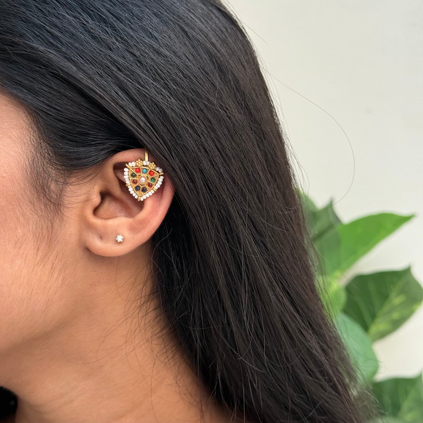 Royal Gemstone EarPin Collection