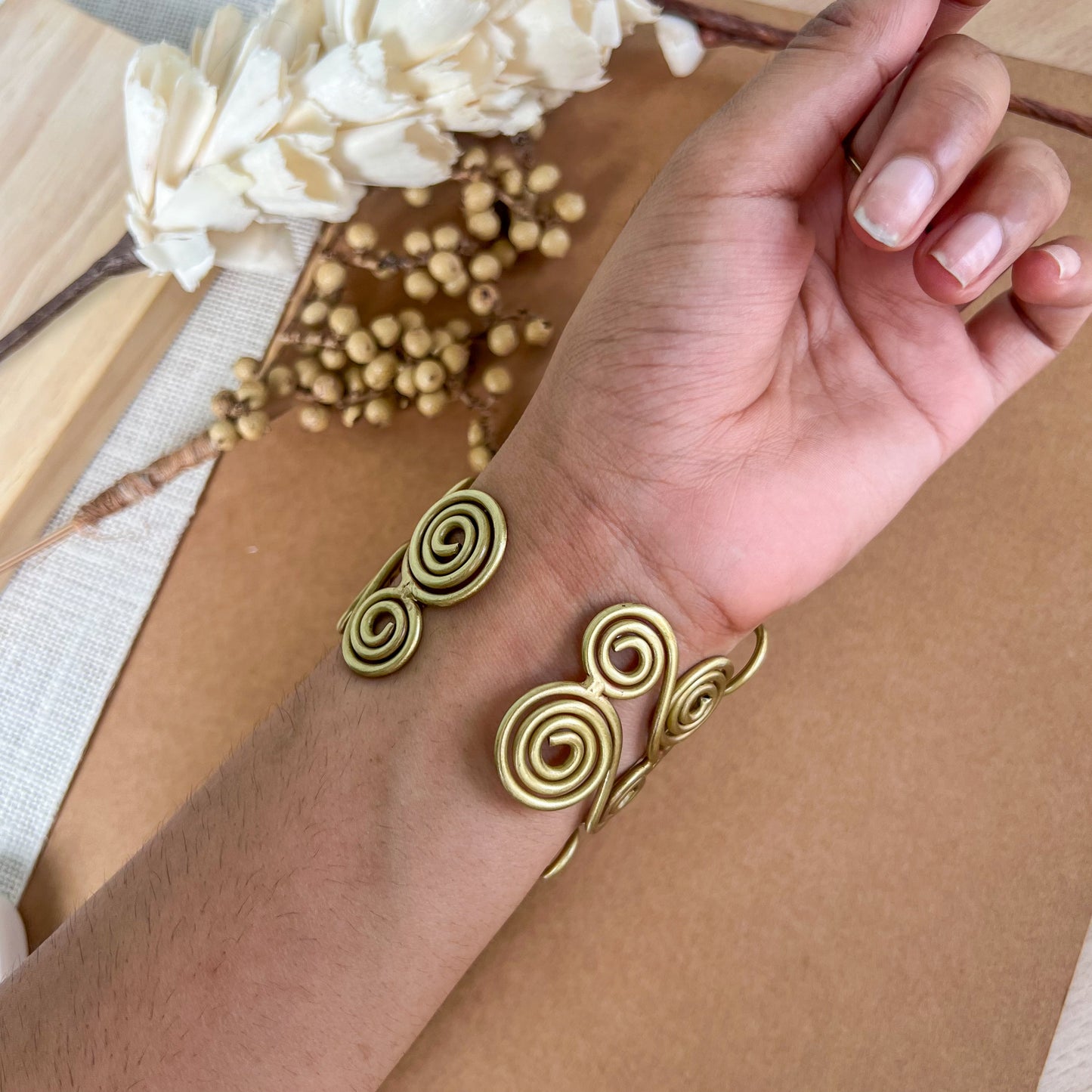 Twine Handmade Brass Cuff