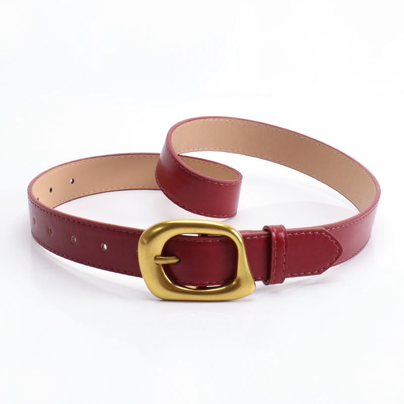 Vintage Oval Buckle Belt