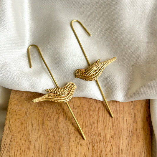 Sparrow Handmade Brass Ear Cuff