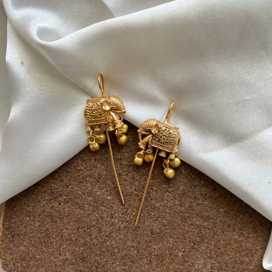 Hathi Handmade Brass Ear Cuffs