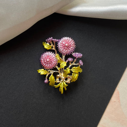 Blush Bloom Bouquet Brooch