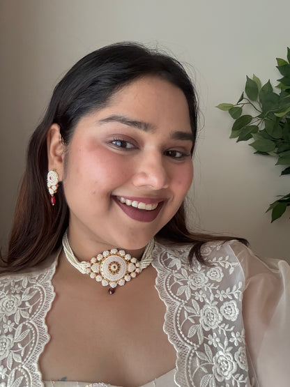Kohinoor Handmade Pearl Set