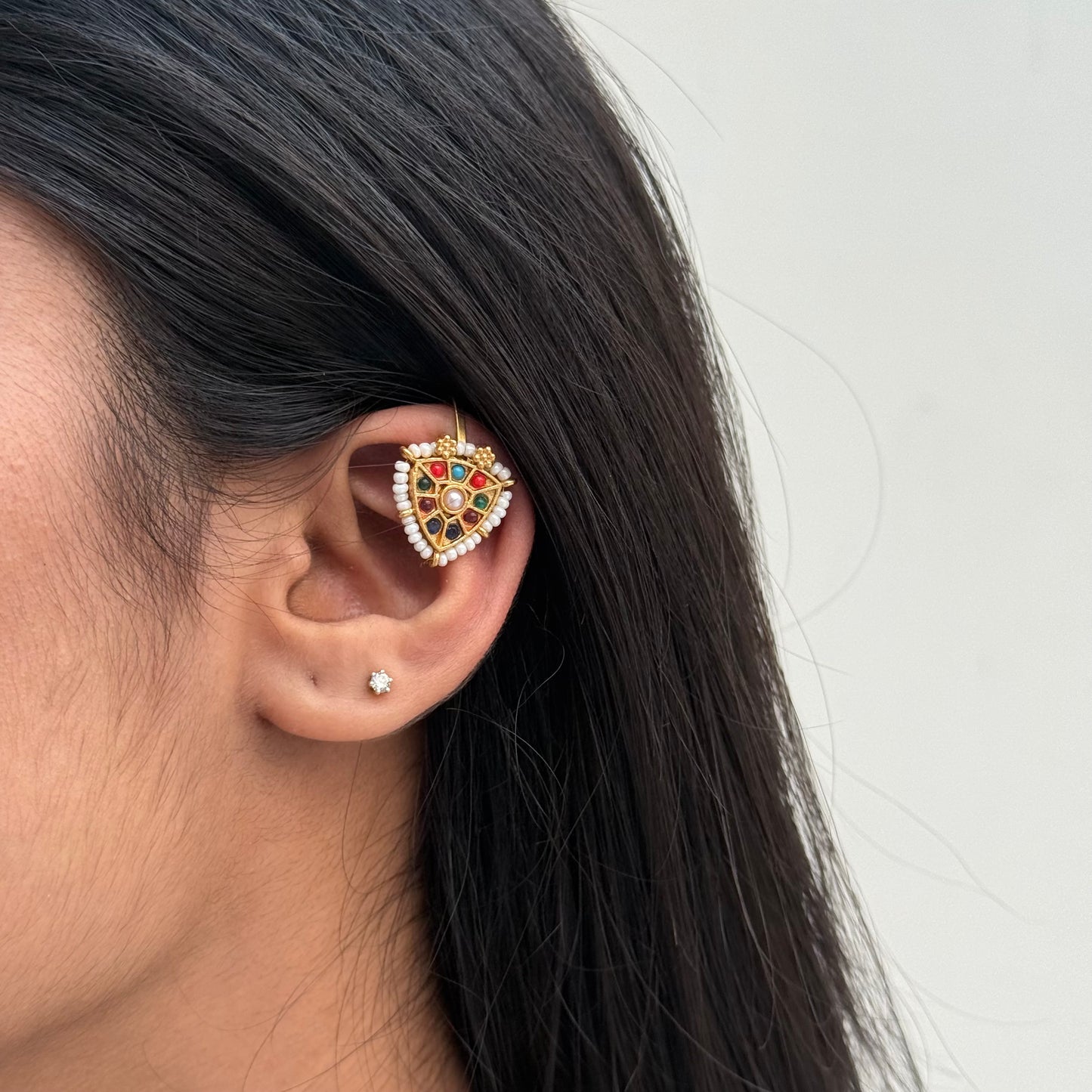 Royal Gemstone EarPin Collection