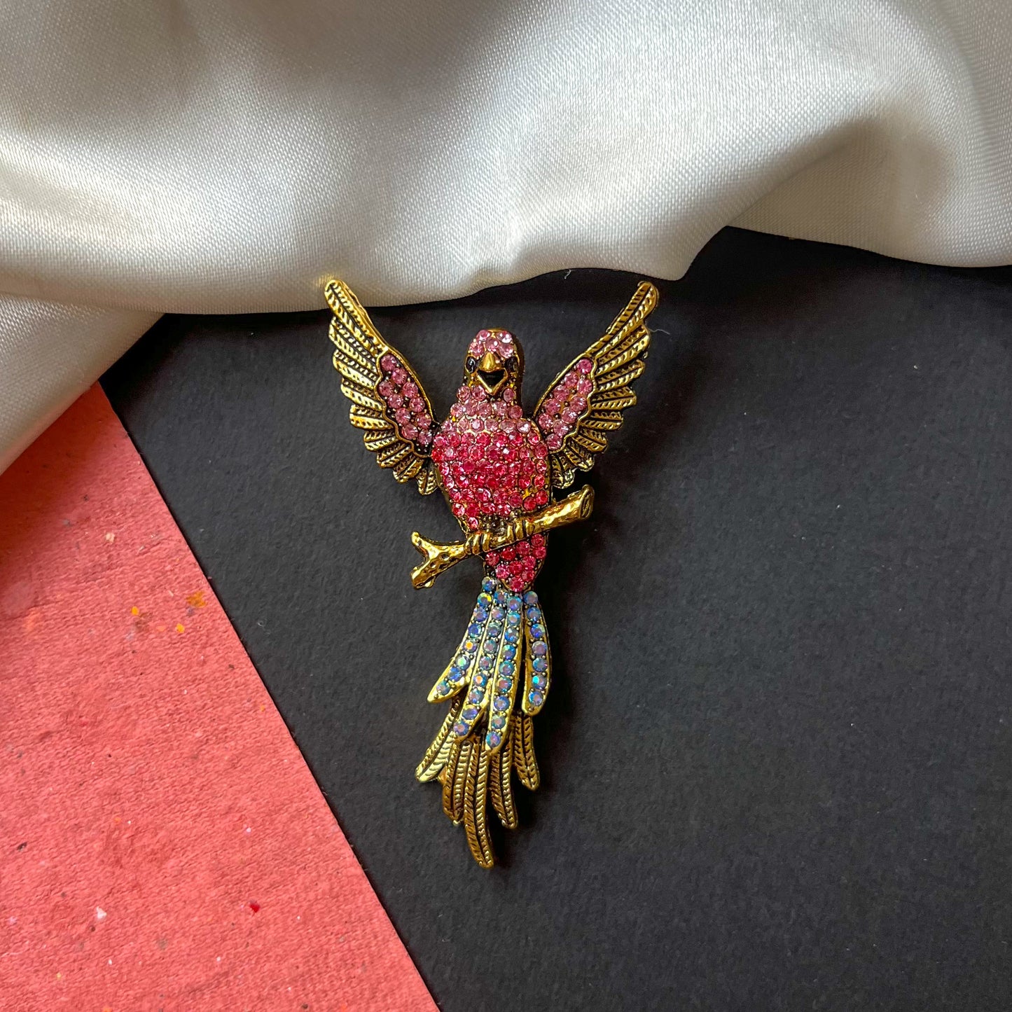 Jewel Eagle Brooch
