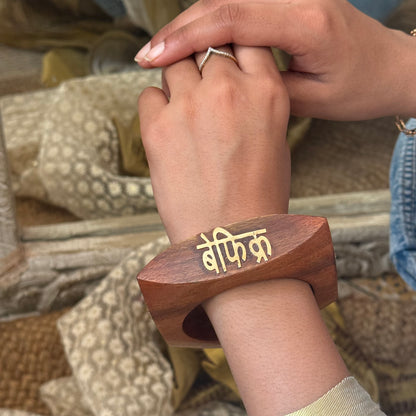 Power Wooden Bangle Stack