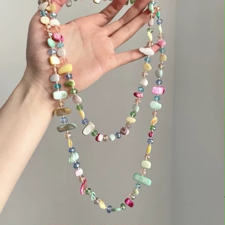 Pastel Pebble Necklace