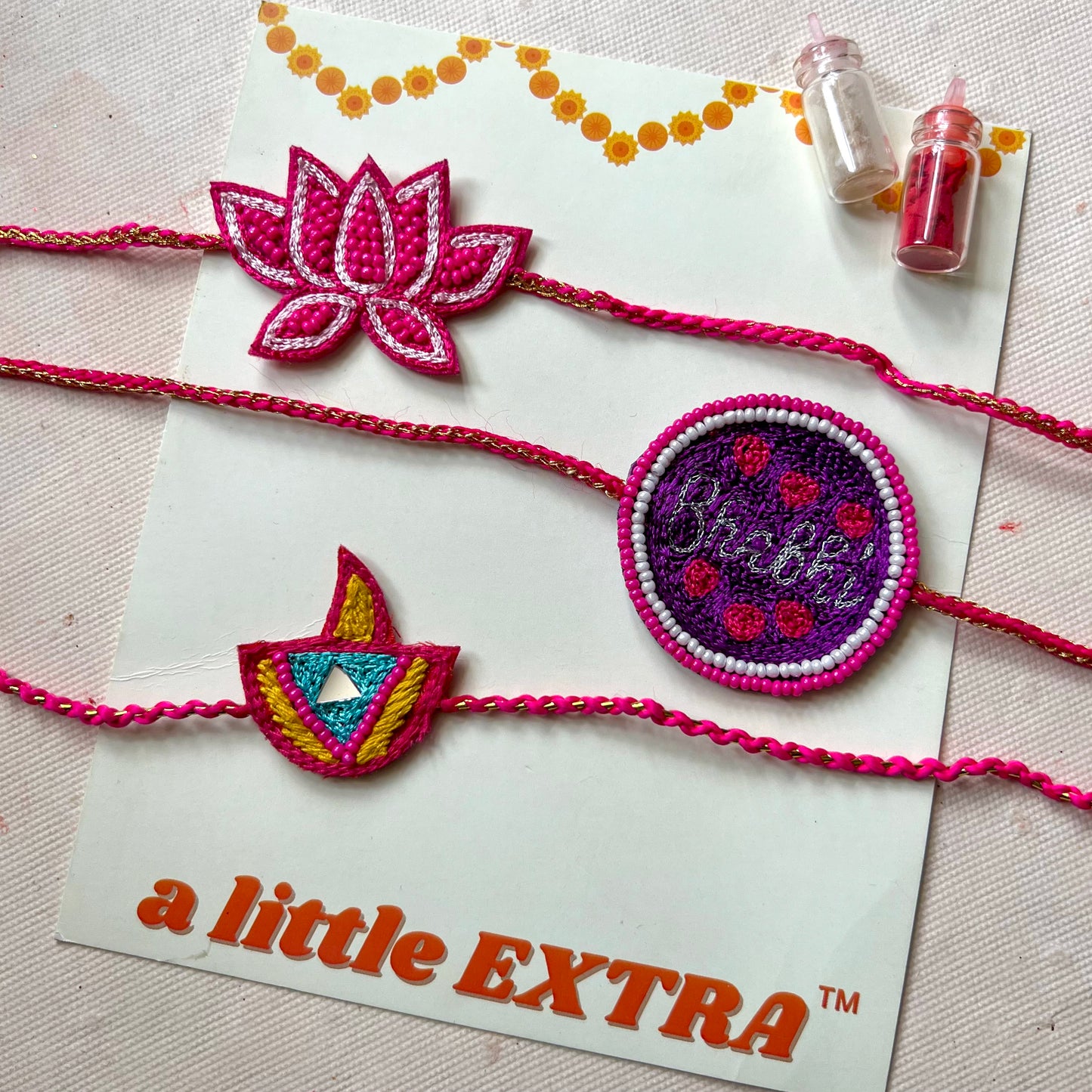 Beaded Rakhi Combos