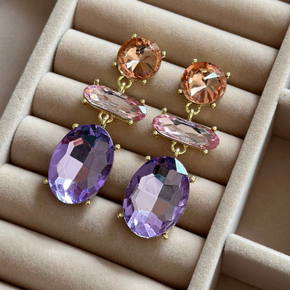 Pastel Prism Drop Earrings